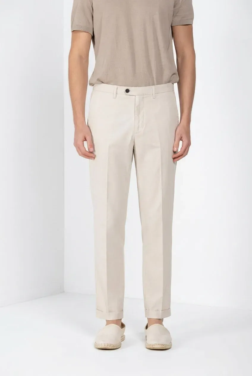 Mason's Boston chinos relaxed fit stucco hør