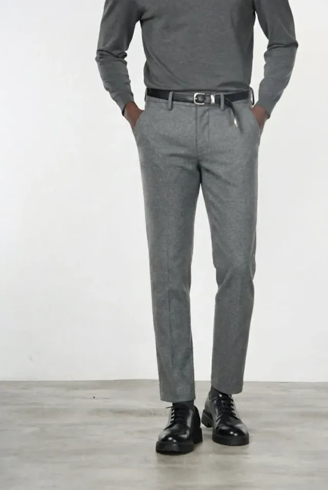 Mason's Torino Jog chinos mørkegrå slim