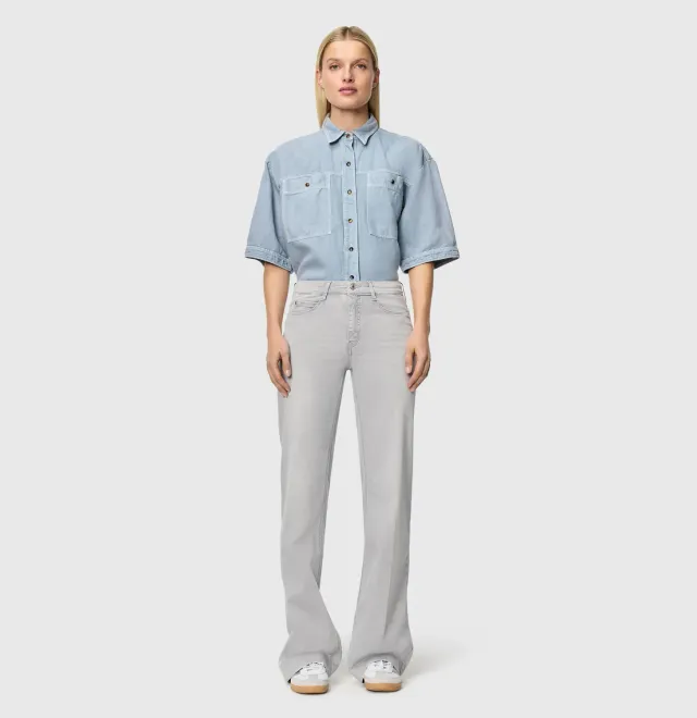 MAC Dream Wide jeans dame grå shaping modal
