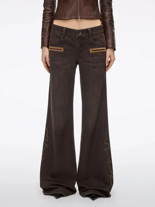 Miss Sixty Bella Flare Jeans mørkebrun