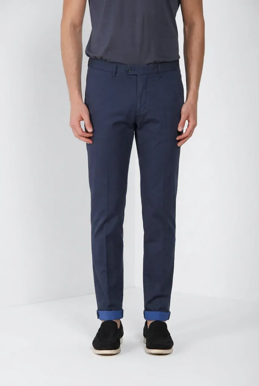 Mason's Torino City Travel herre chinos navy slim fit