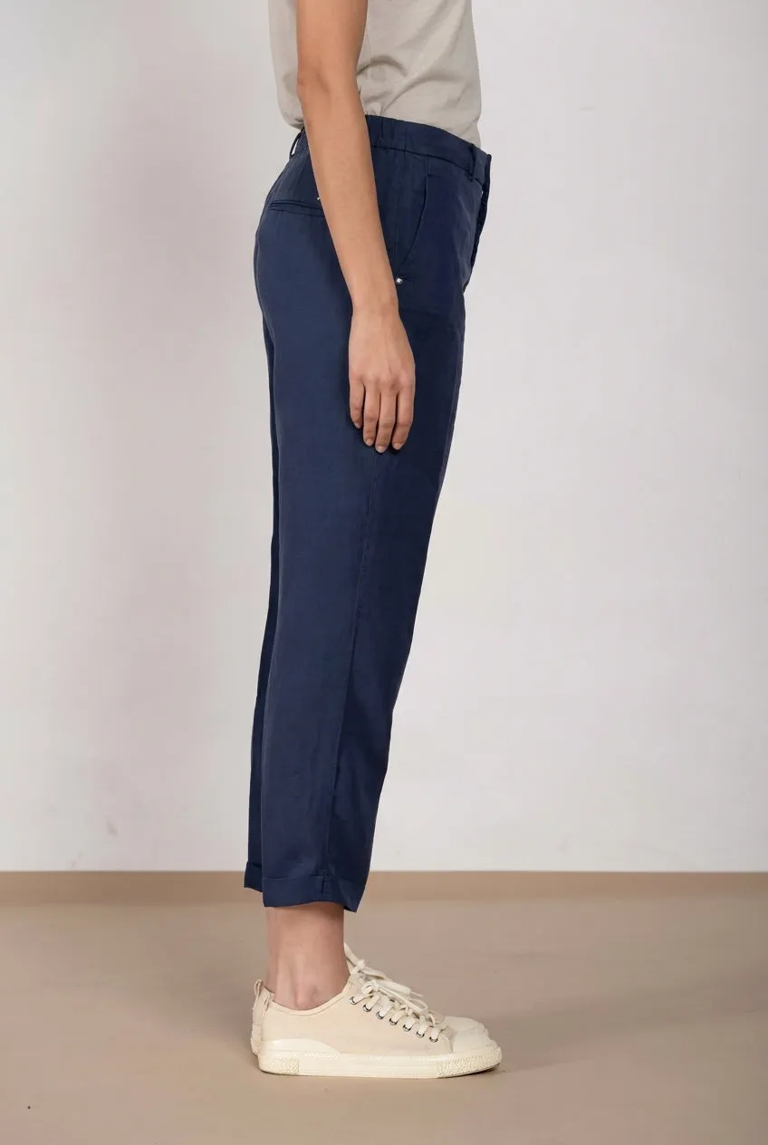 Mason's Linda Summer chinos dame royalblå relaxed