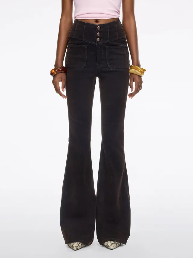 Miss Sixty Glenda Plus 5 flare jeans Brown