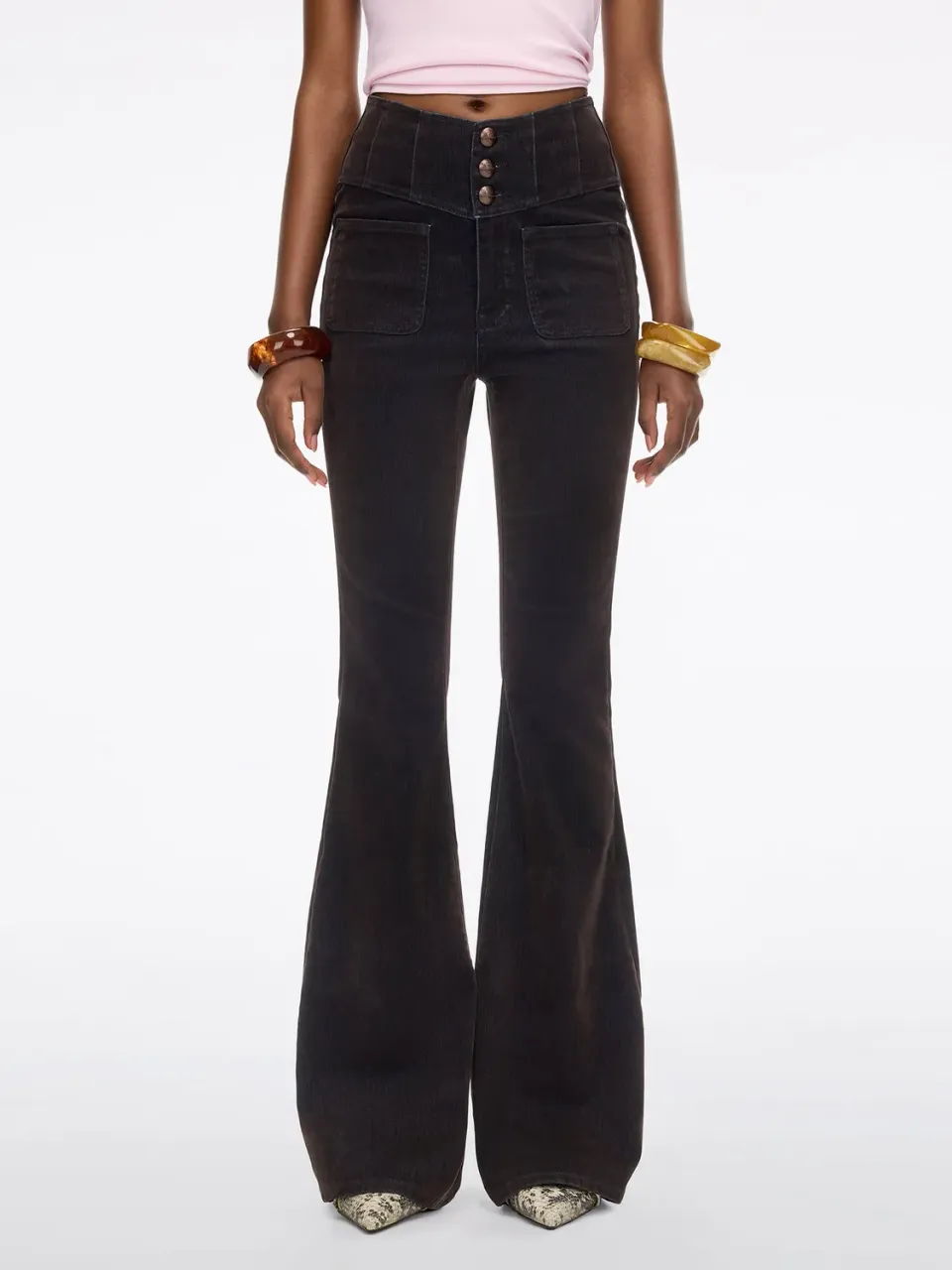 Miss Sixty Glenda Plus 5 flare jeans Brown