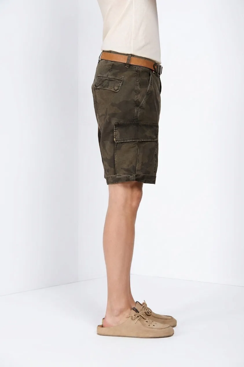 Mason's Chile M74 cargo bermuda grøn camouflage