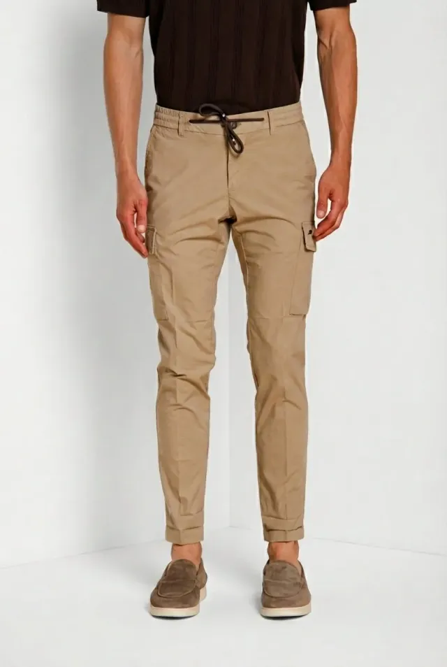 Mason's Chile Jogger cargobukser kaki extra slim