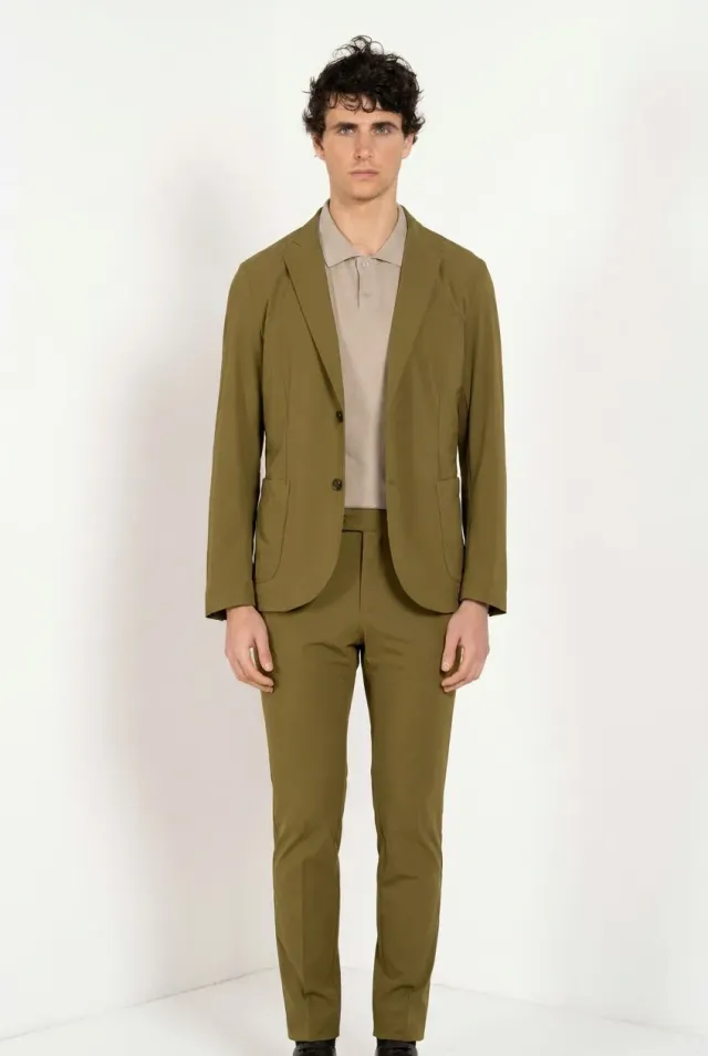Mason's Da Vinci Tech Dynamic blazer grøn jersey