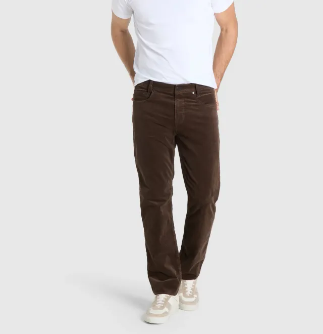 MAC Arne fløjlsbukser brun modern fit