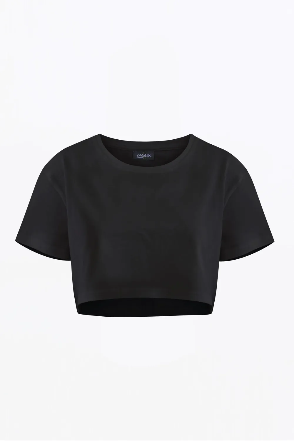 Organsk Boxy Crop cropped t-shirt off white økologisk