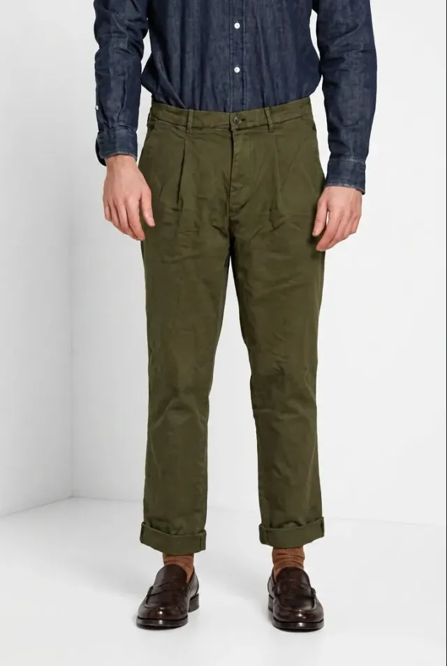 Mason's Pinces22 chino bukser relaxed oliven