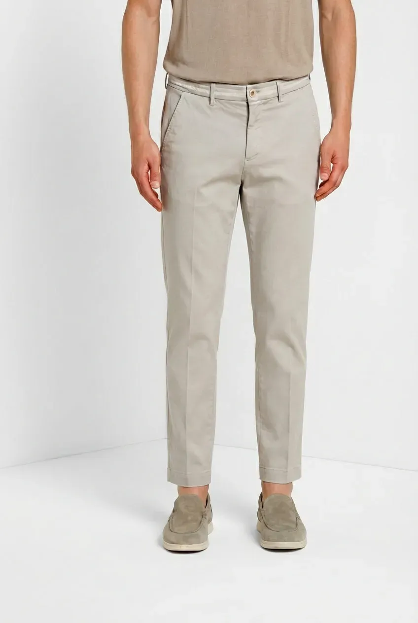 Mason's Torino Elegance chinos lyseblå lyocell slim