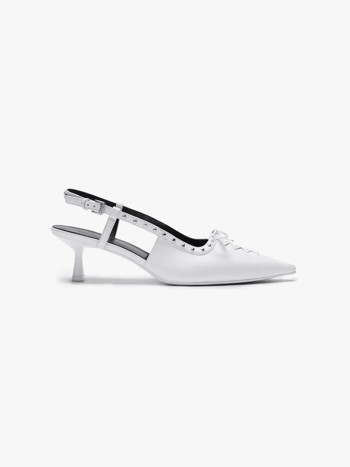 Miss Sixty Studded stiletter sort lammeskind