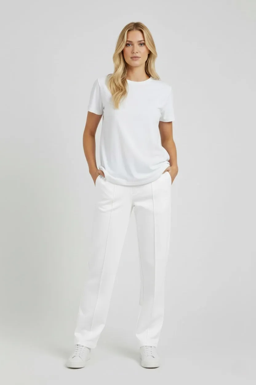 Organsk Studio The Tailored Jersey Trouser bukser grå stretch