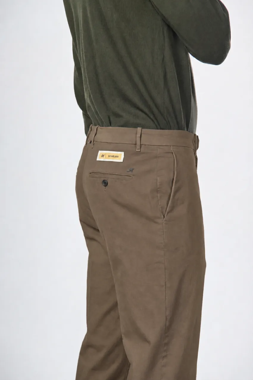 Mason's Paris chinobukser taupe carrot fit uld