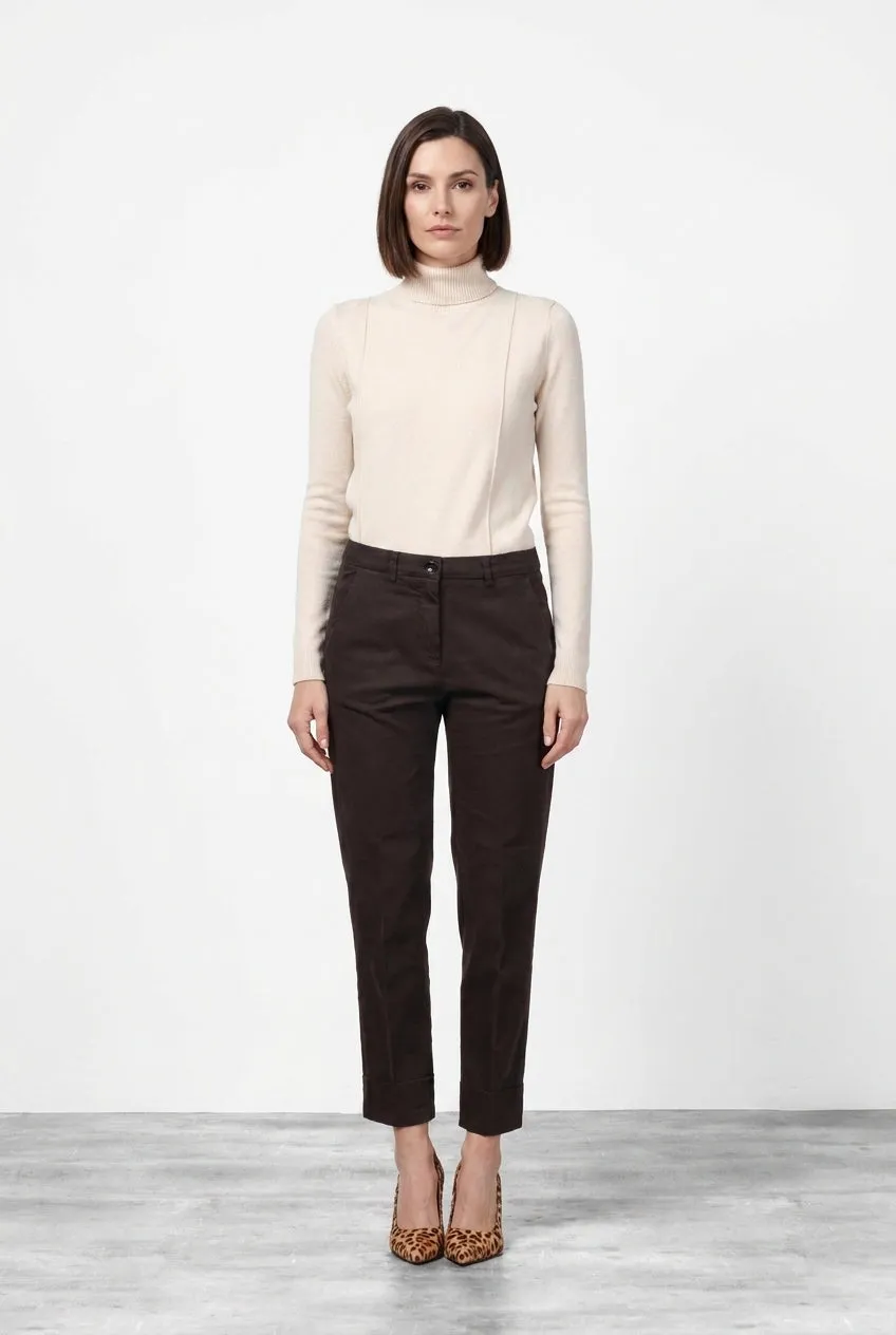 Mason's New York Carrot chino brun satin carrot
