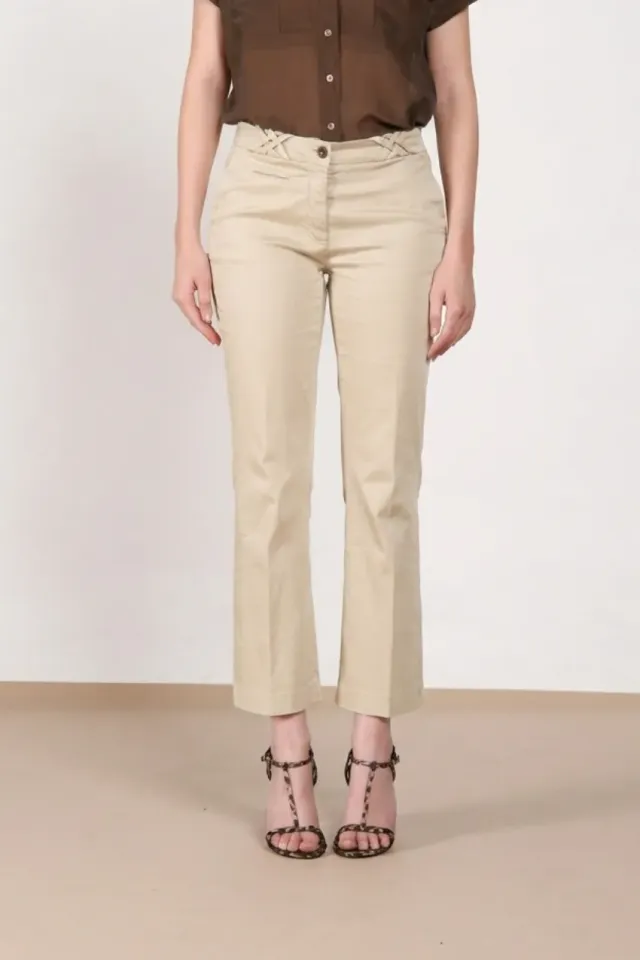 Mason's New York Trumpet chino smørgul slim dame