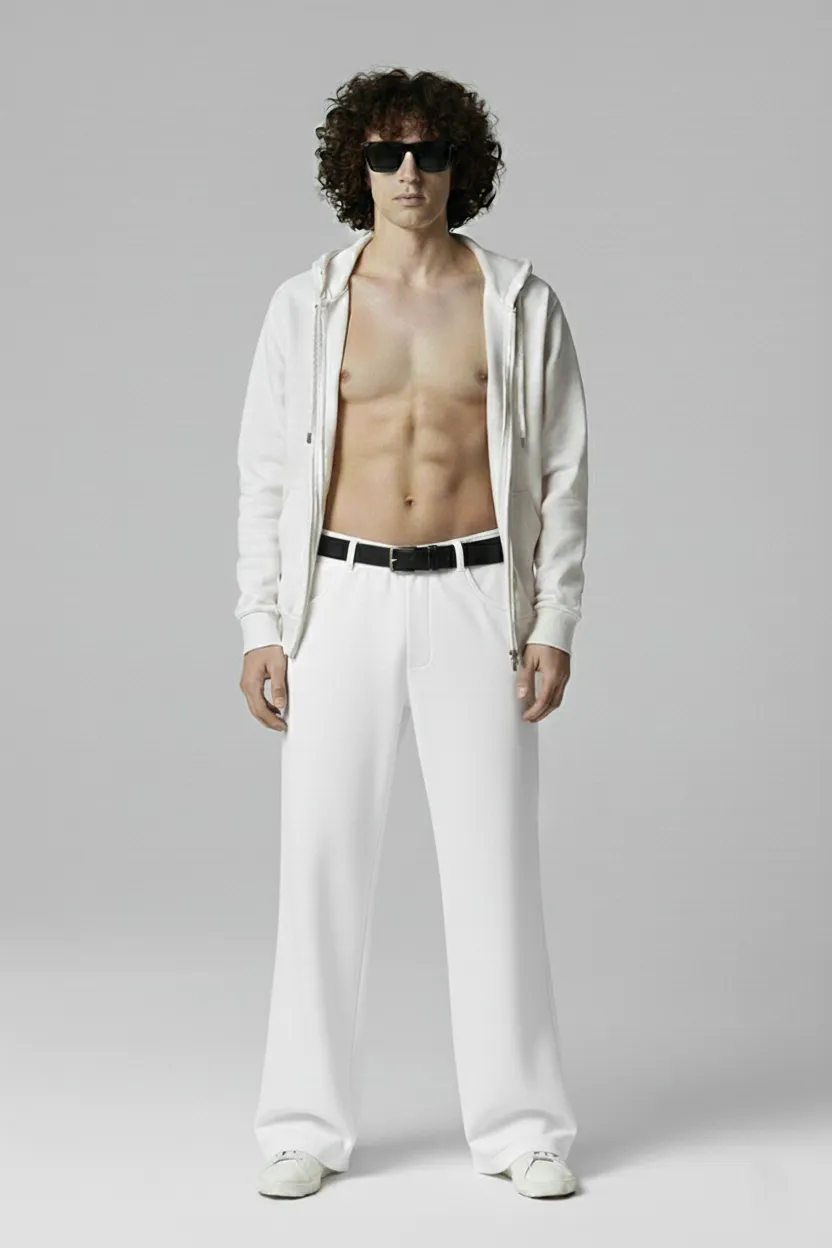 Organsk Studio Trouser jogger-bukser vide ben stretch