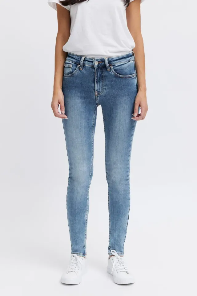 Organsk Breeze Sinless Grace skinny jeans lyseblå