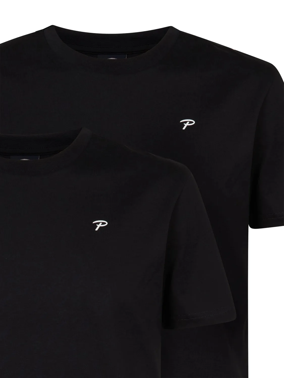 Petrol Industries Basic 2-pak T-shirts rund hals økologisk bomuld
