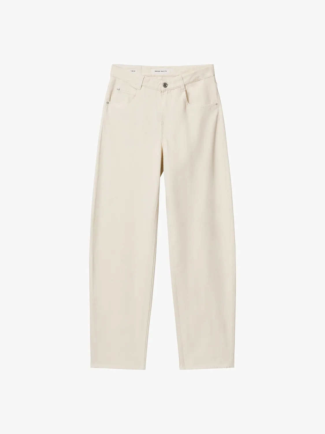 Miss Sixty Elizabeth barrel jeans beige bomuld