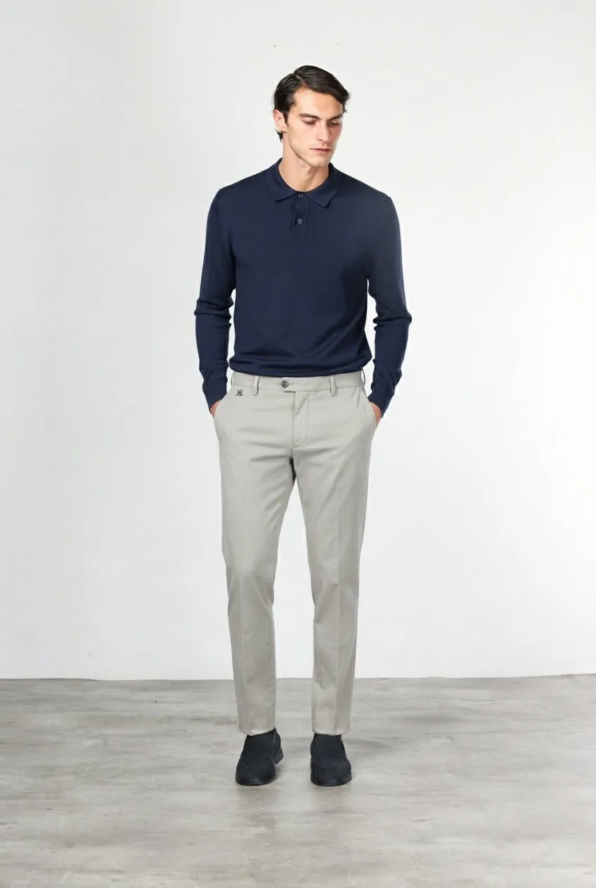 Mason's New York chino grå cashmere regular