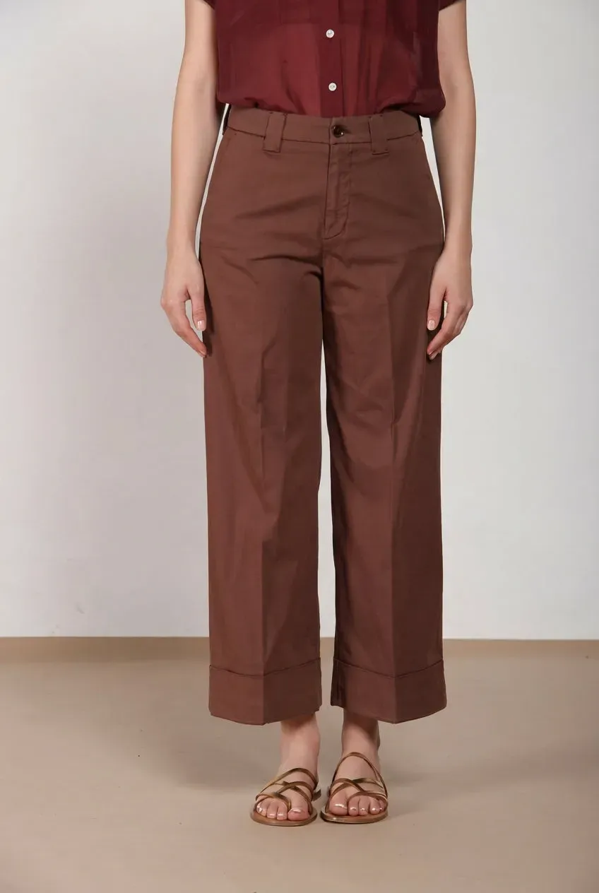 Mason's New York Studio Cropped chino mørkebrun