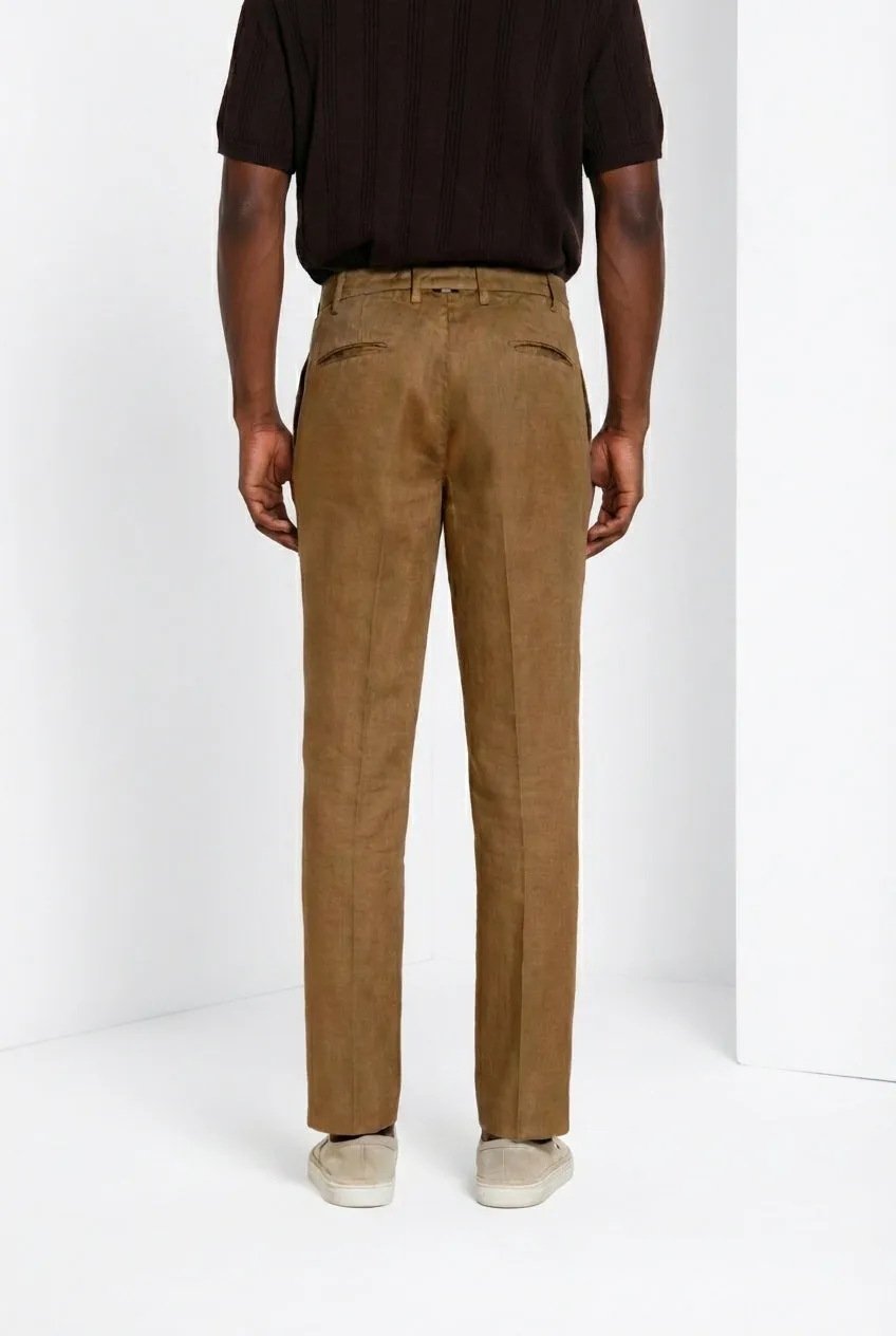 Mason's New York Icon Flex chinos regular træbrun