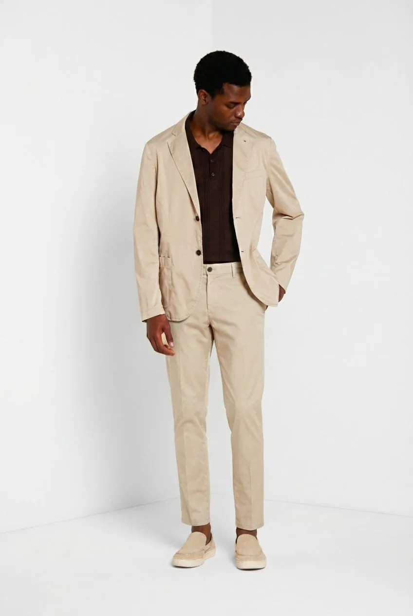 Mason's Milano Jogger Travel chino beige extra slim