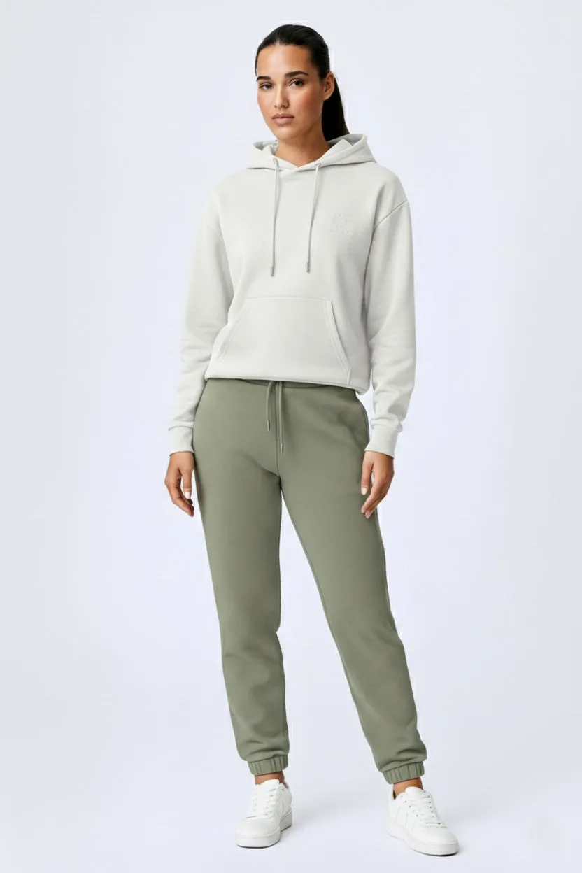 Organsk The Classic Organic hoodie hvid oversize