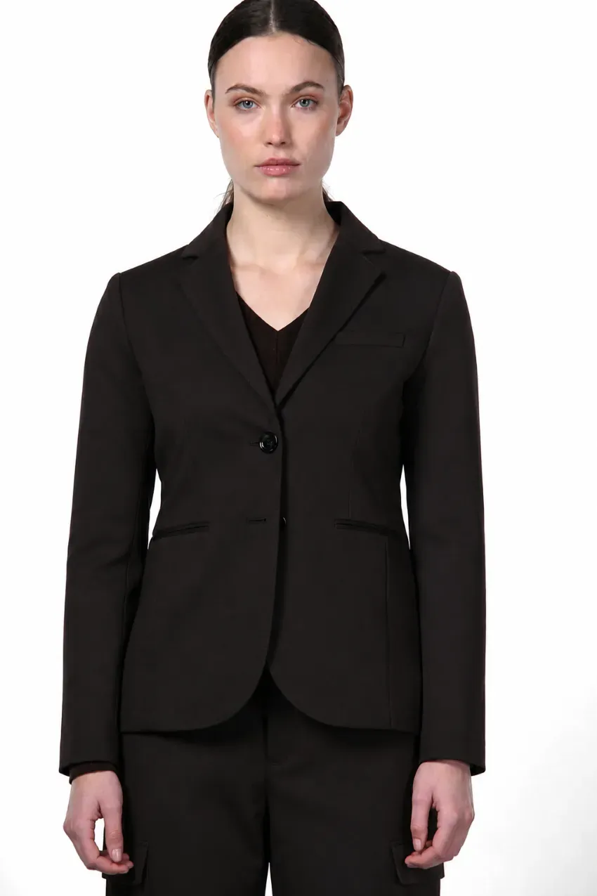 Mason's Helena blazer sort teknisk jersey