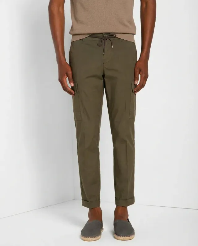 Mason's Chile Jogger cargo extra slim mørkegrøn