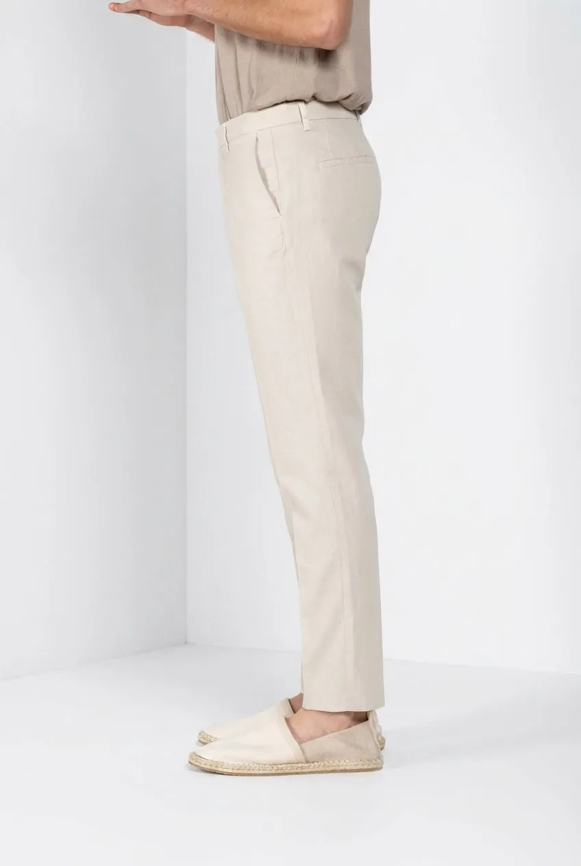 Mason's Boston chinos relaxed fit stucco hør
