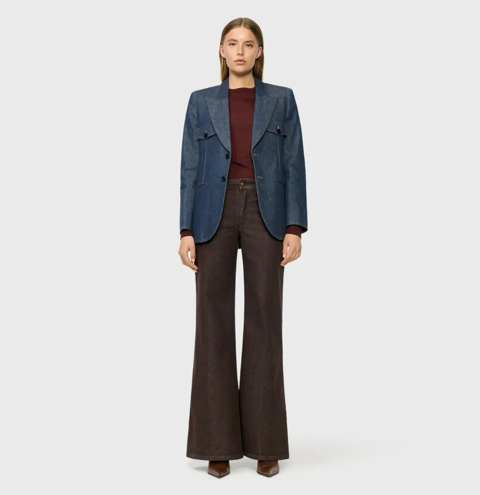MAC Wide Flare 5239-90-0333 jeans brun wide fit