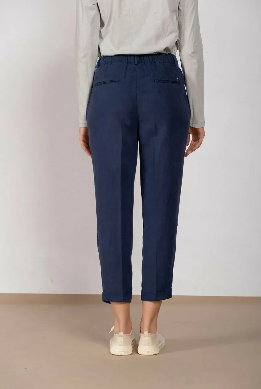 Mason's Linda Summer chinos dame royalblå relaxed