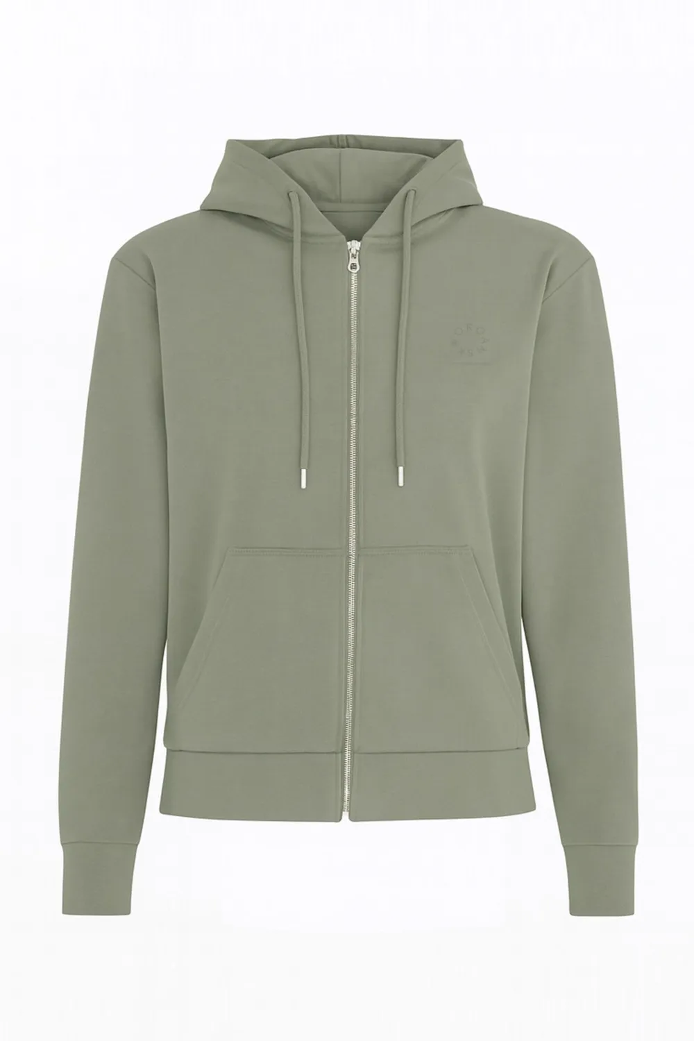 Organsk The Classic Organic Zip-Up Hoodie hættejakke pastelgrøn