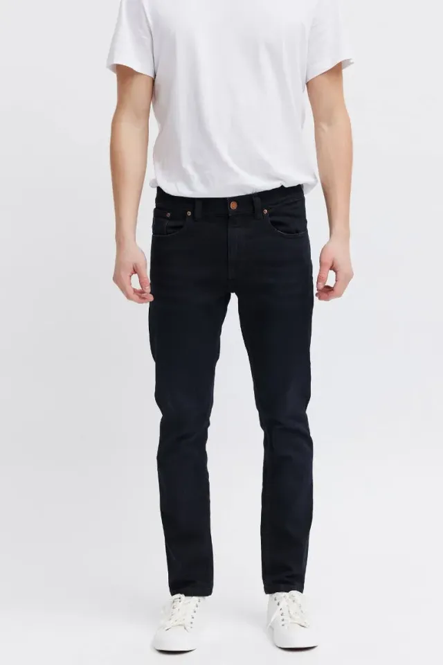 Organsk Atmosphere Black n Gold jeans sort stretch