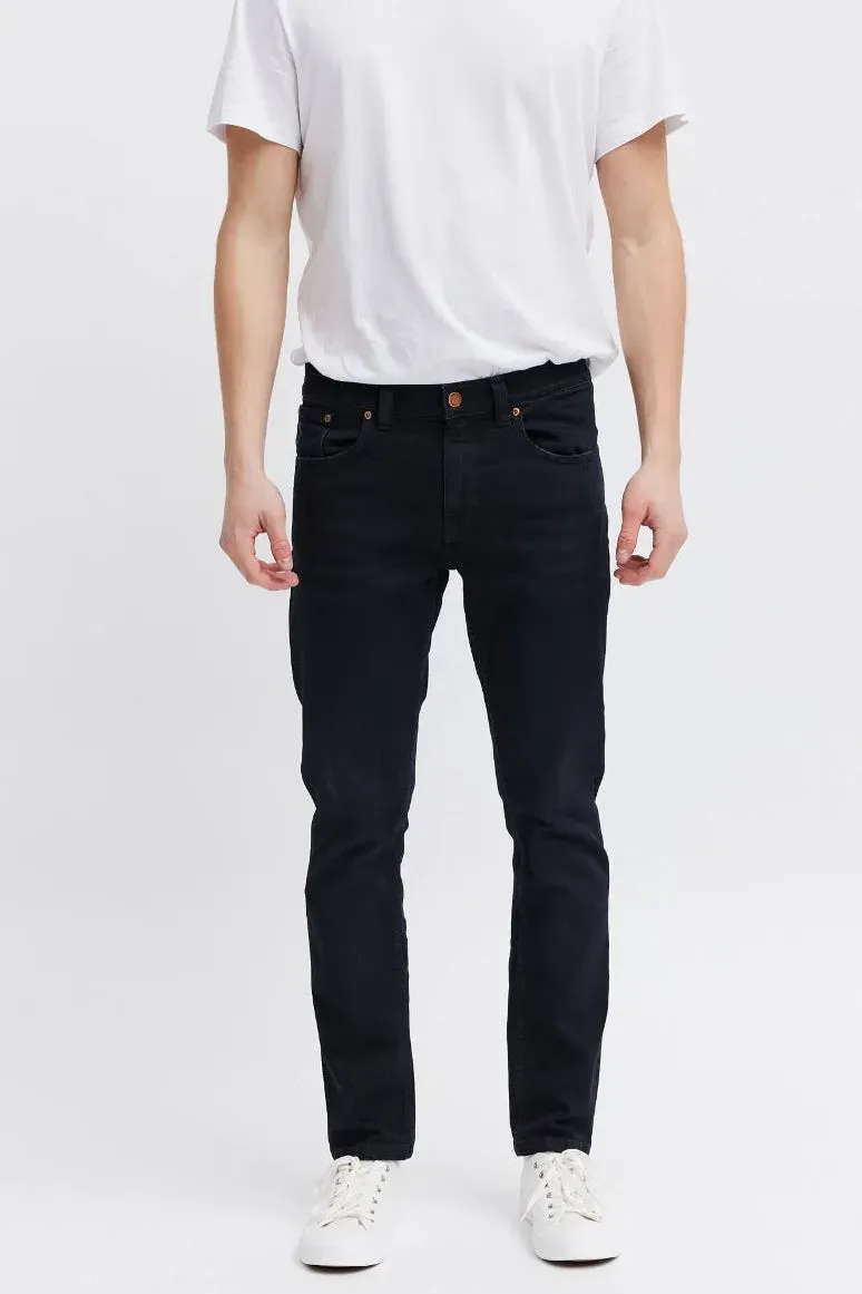 Organsk Atmosphere Black n Gold jeans sort stretch