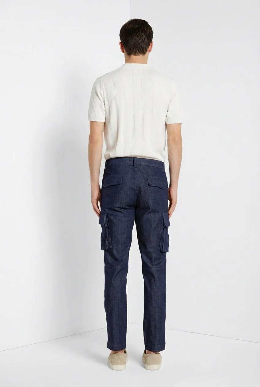Mason's Chile cargobukser navy denim regular