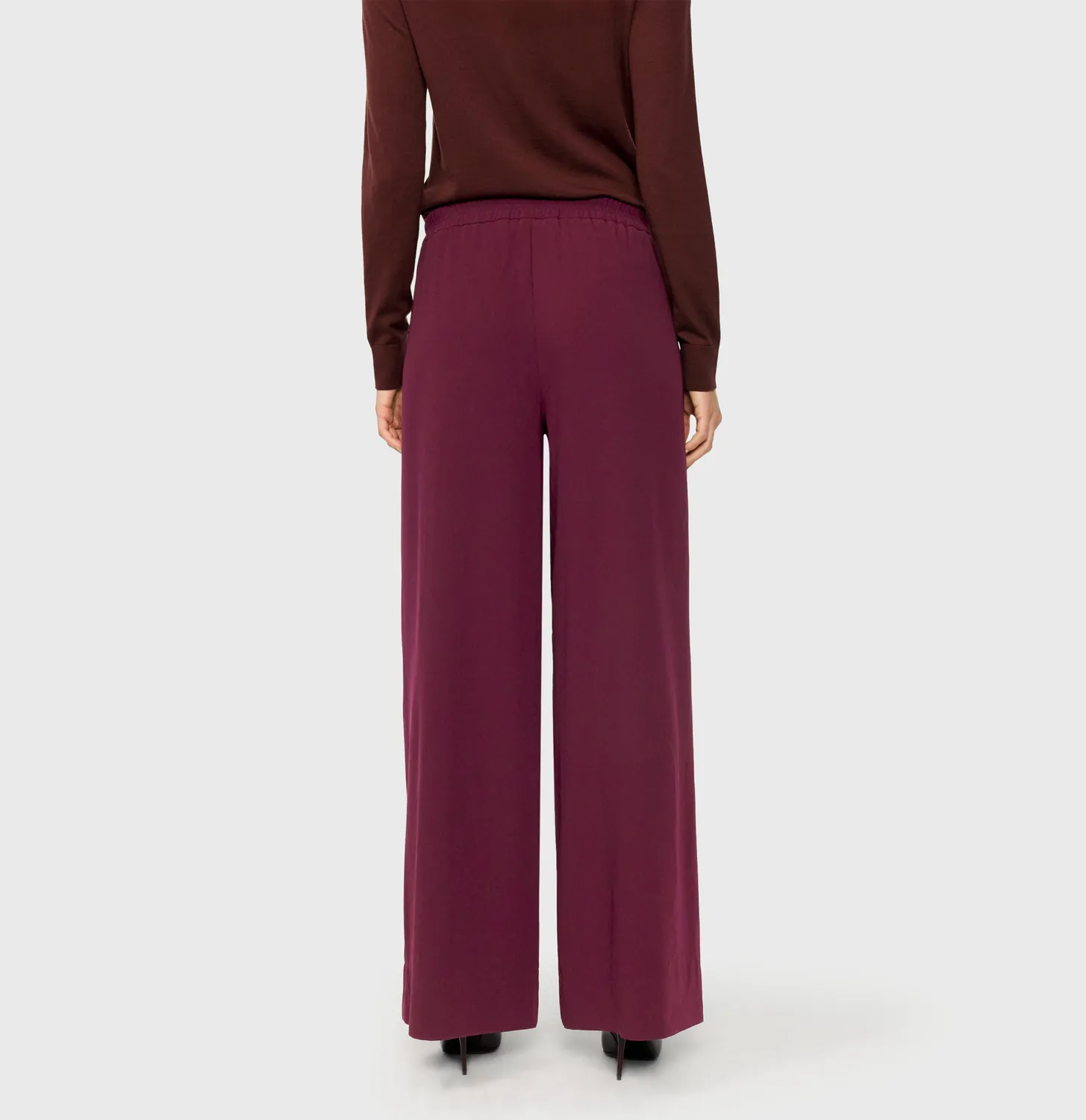 MAC Coralie 3421-00-0231 bukser bær crepe wide fit