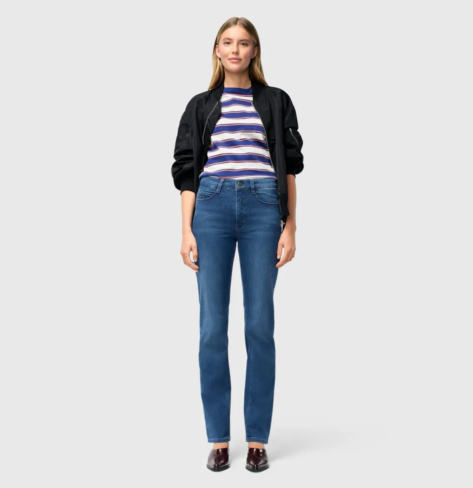 MAC Dream 5401-90-0355L jeans mellemblå straight