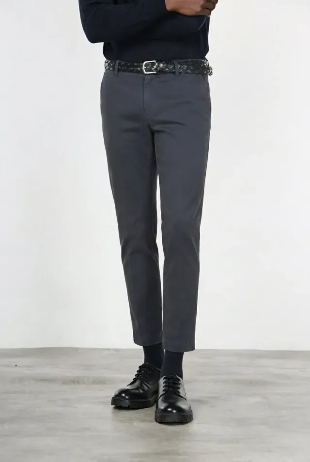 Mason's Milano chino bukser mørkegrå extra slim fit