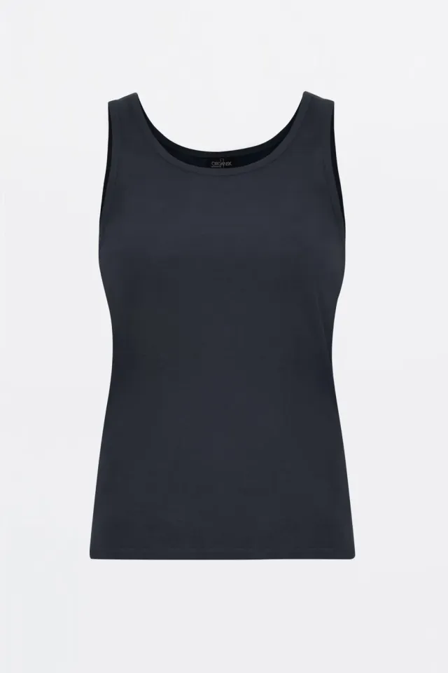 Organsk The Organic Tank Top tanktop sort økologisk bomuld