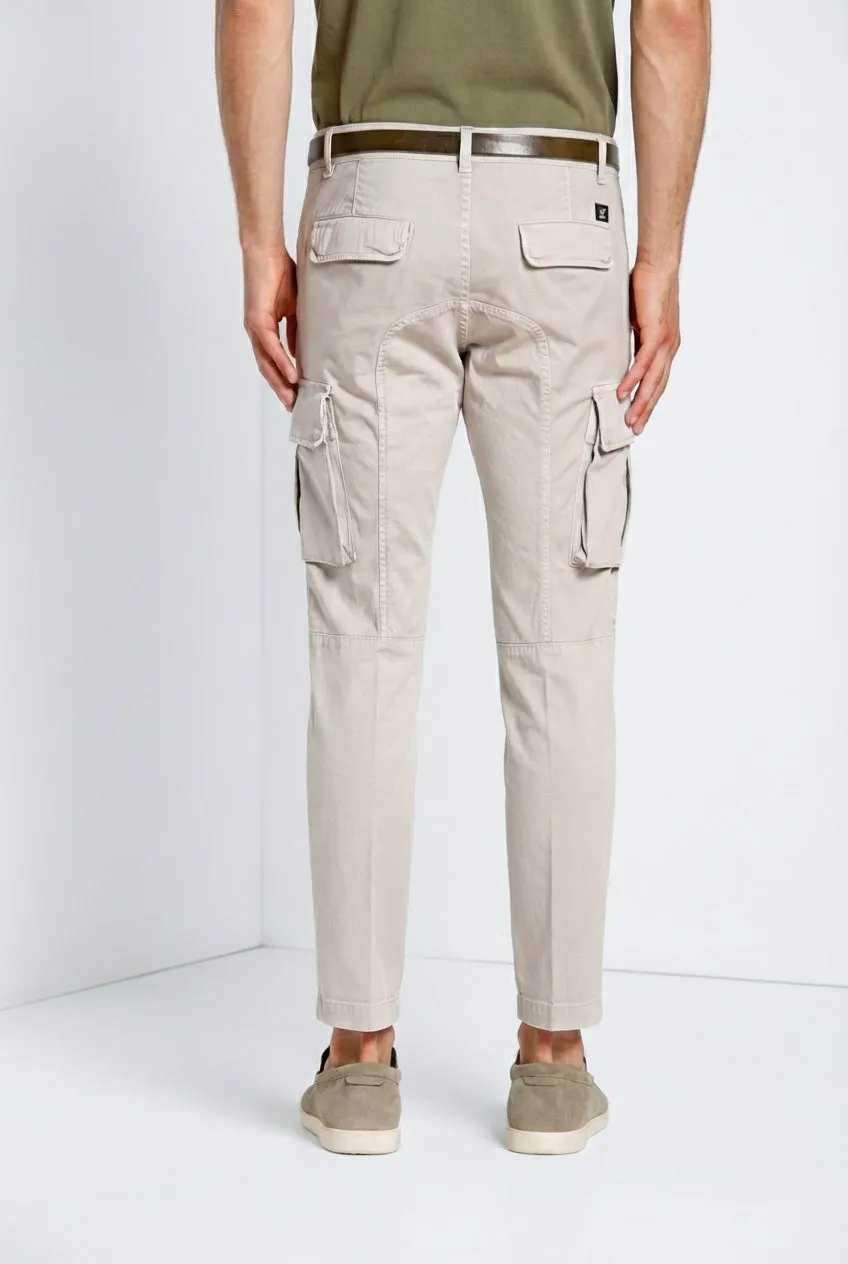 Mason's Chile cargobukser grå extra slim satin