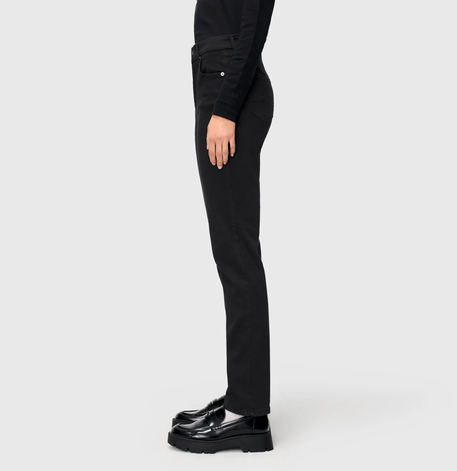 MAC Melanie 5040 jeans sort straight fit