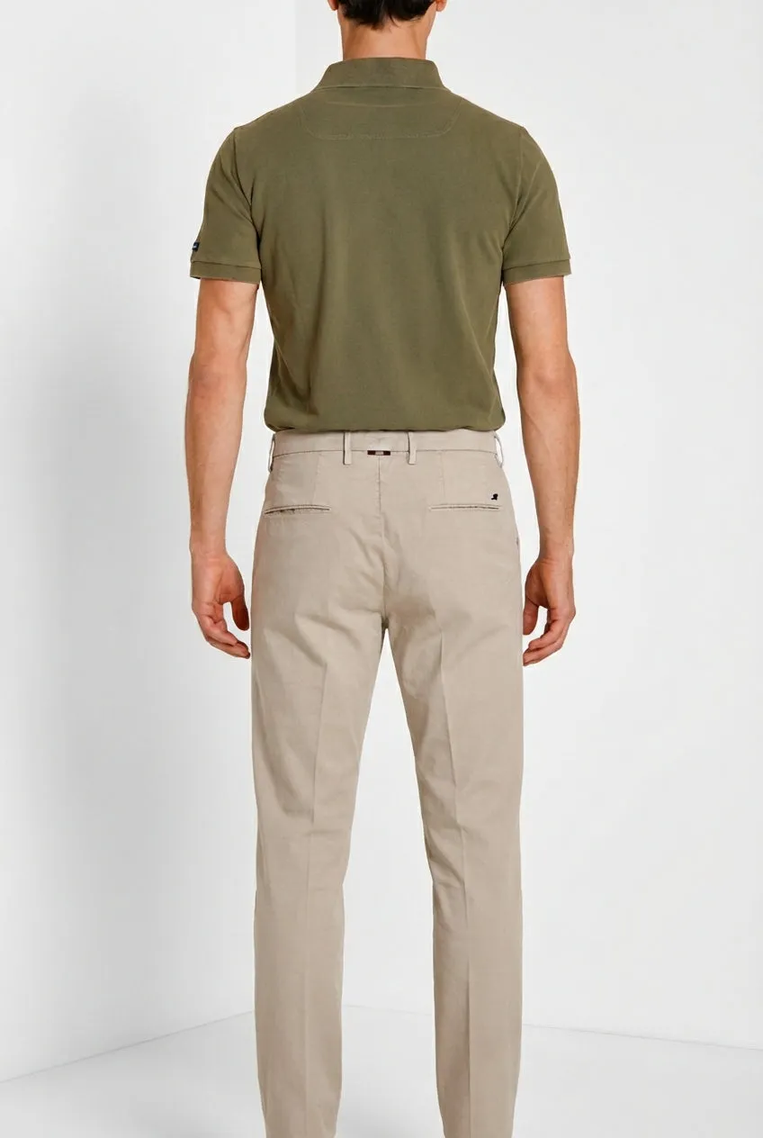 Mason's Leopardi poloshirt i piqué – rosmarin