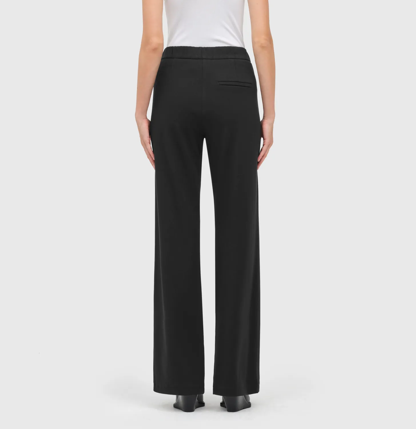MAC Chiara 2177 bukser sort wide fit jersey