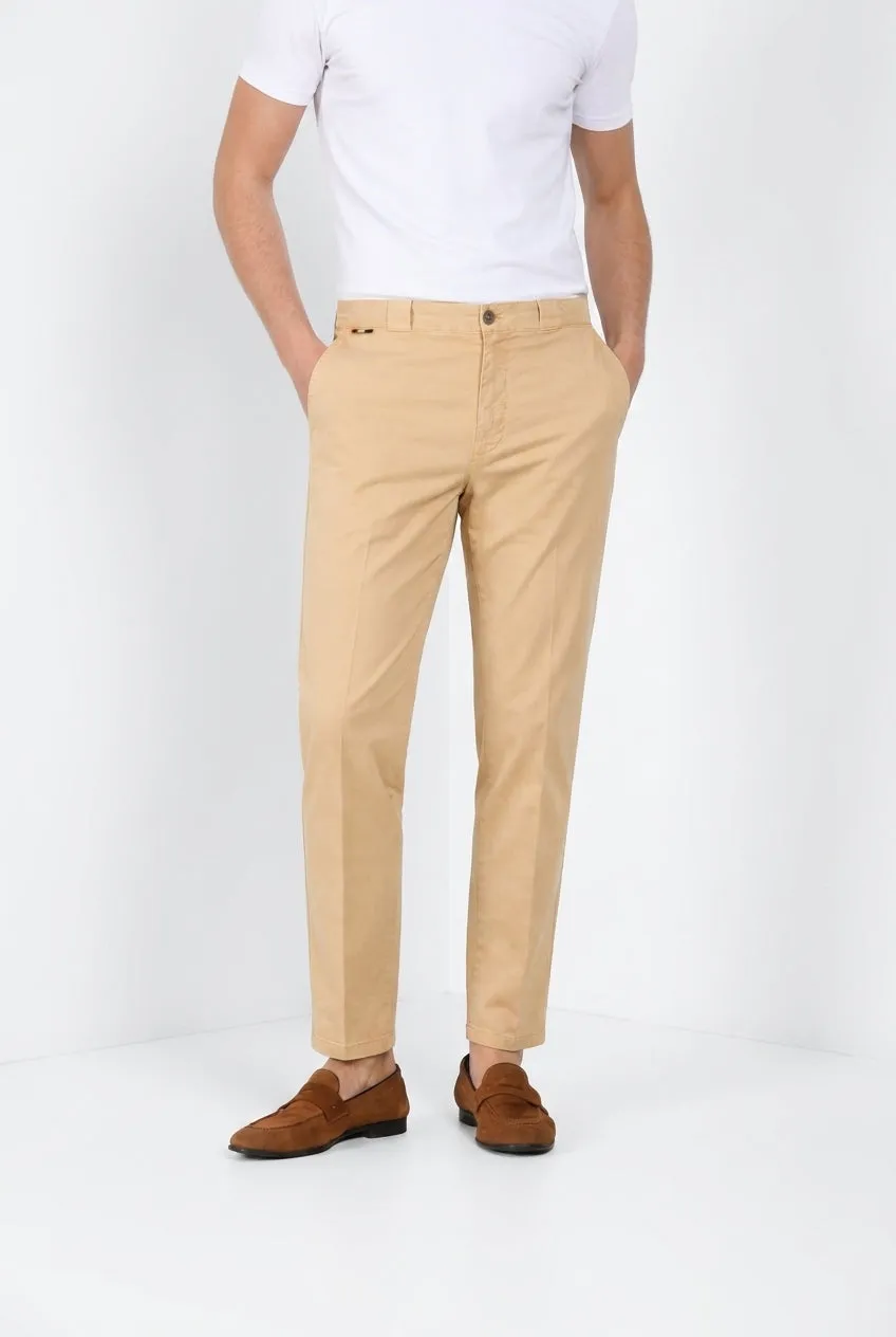 Mason's Madison M74 chinobukser kaki carrot let twill
