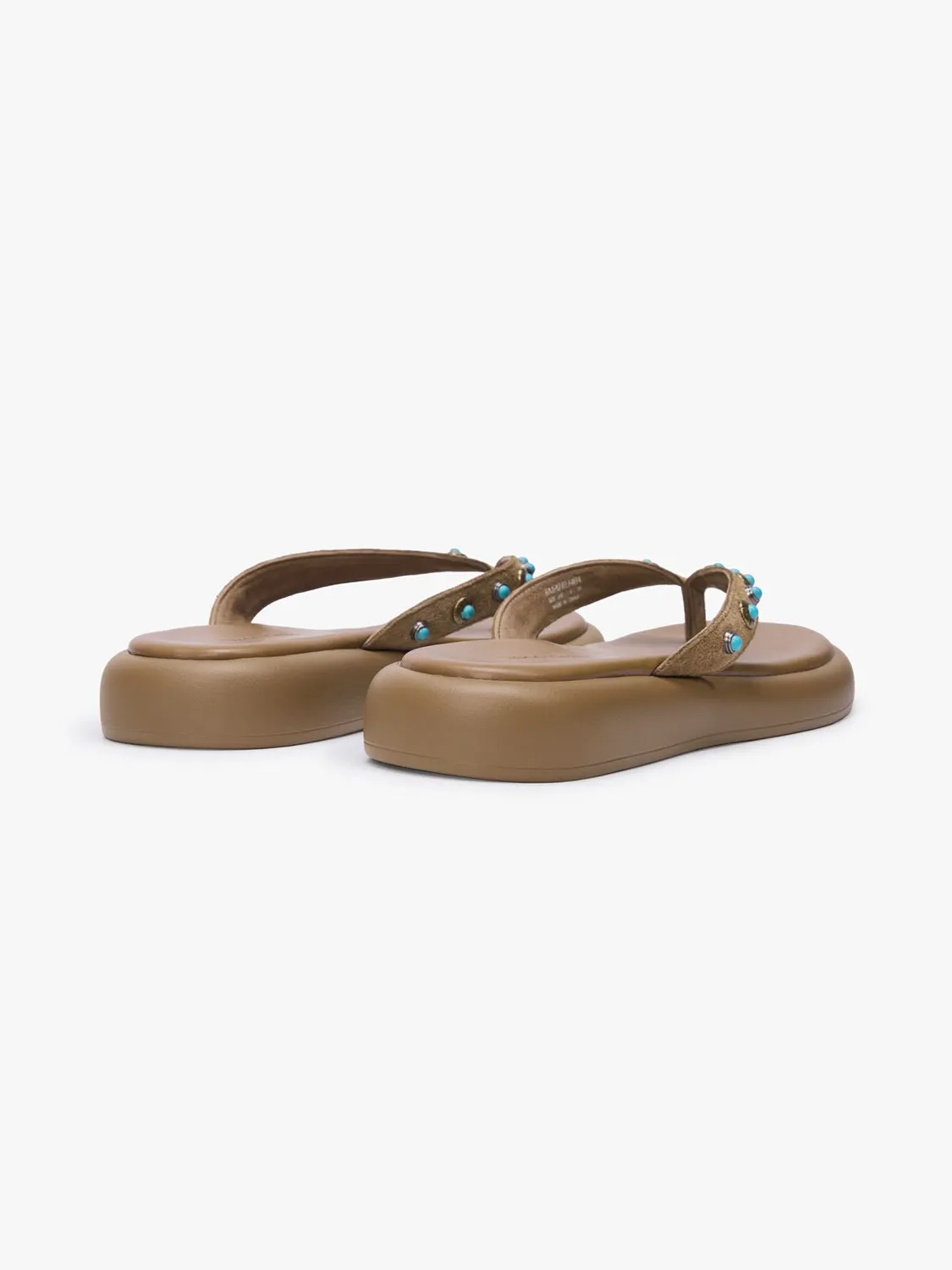 Miss Sixty sandaler brune ruskind turkis