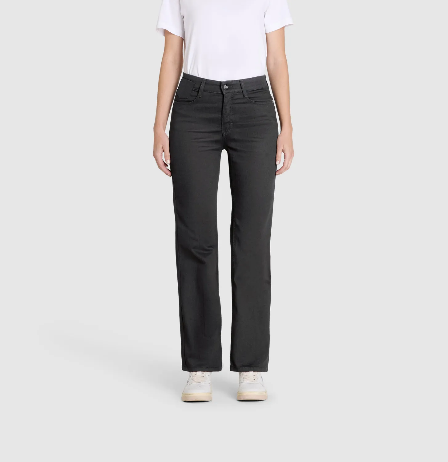 MAC Laura 5225-90-0387L jeans sort Flared Fit
