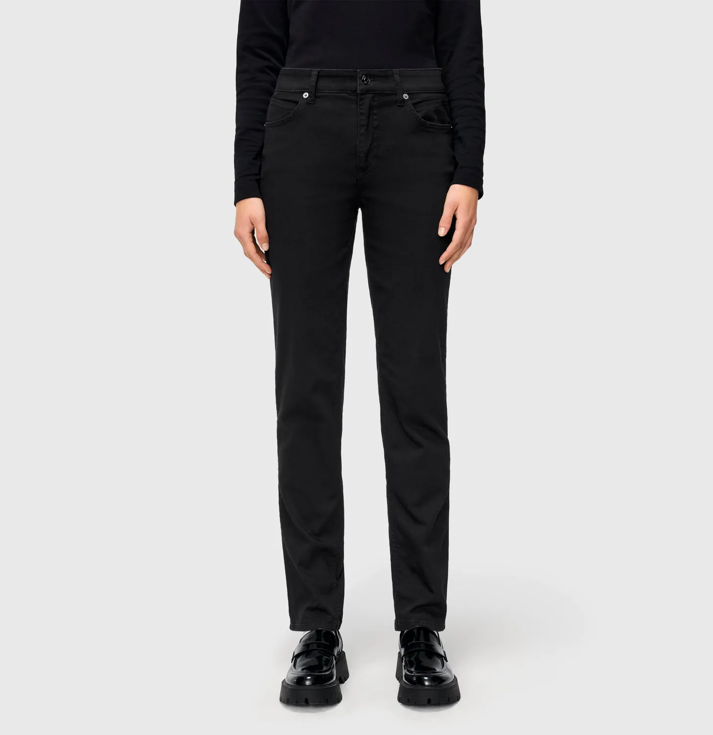 MAC Melanie 5040 jeans sort straight fit